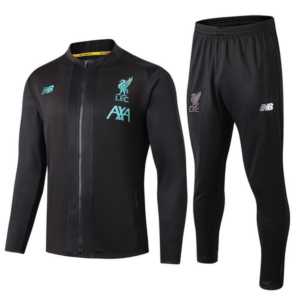 Trainingsanzug Liverpool 2019-20 Schwarz Blau